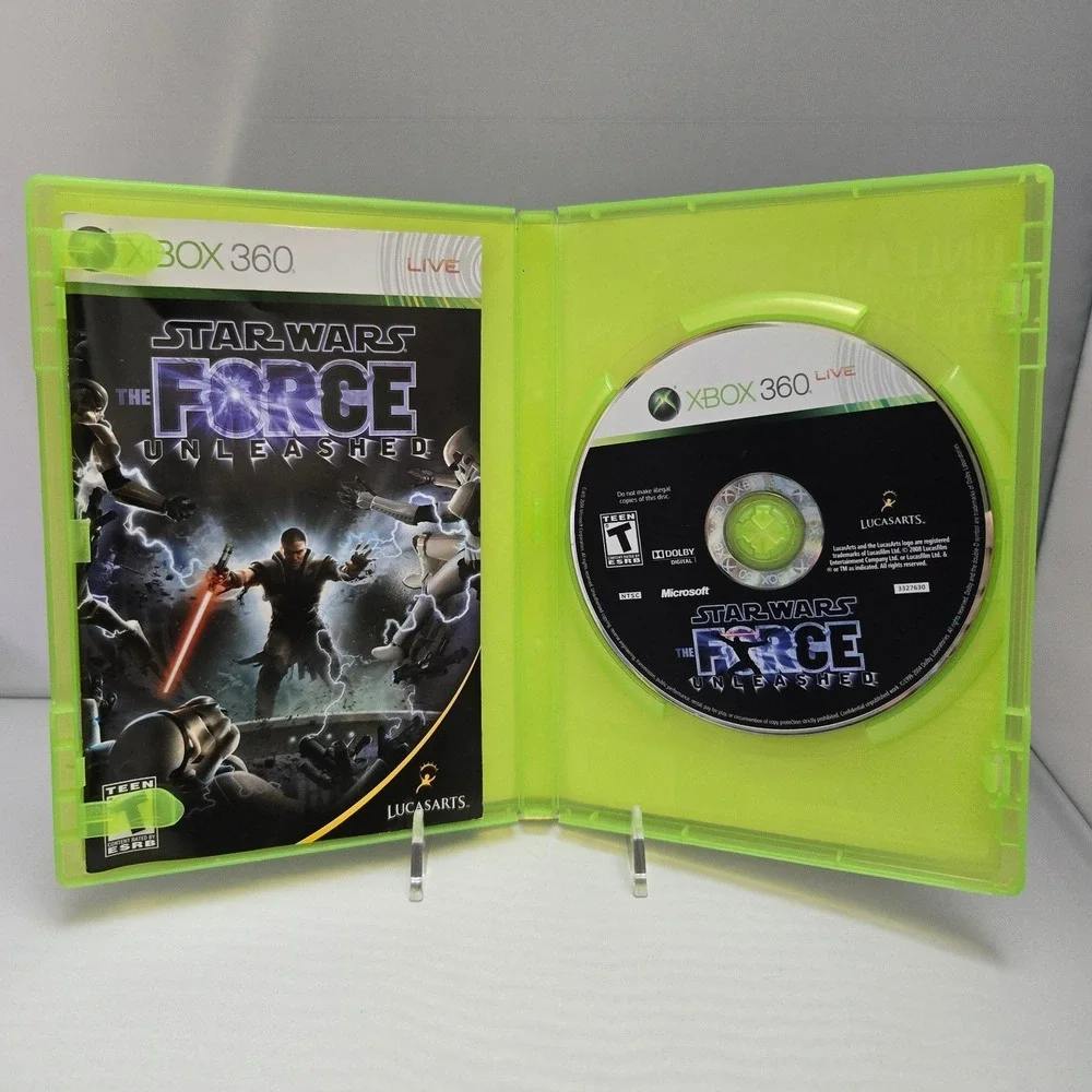 Star Wars: The Force Unleashed 2008 - Microsoft Xbox 360 - CIB W/ Manual Working